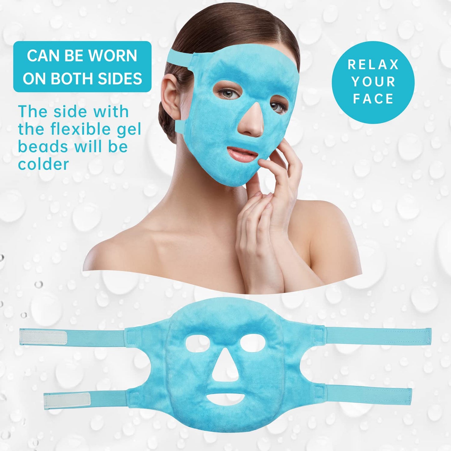 Reusable Hot & Cold Gel Face Mask