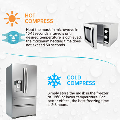 Reusable Hot & Cold Gel Face Mask